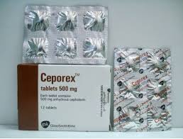 Ceporex Cephalexin 1000mg  GSK 32 Tablets