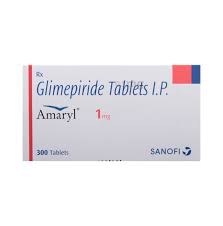 Amaryl Glimepiride 1mg  Aventis 50 Tablets